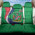 Personalised Namibia Independence Day Back Car Seat Cover Coat Of Arms With African Pattern