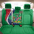 Personalised Namibia Independence Day Back Car Seat Cover Coat Of Arms With African Pattern