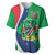 Personalised Namibia Independence Day Baseball Jersey Coat Of Arms With African Pattern