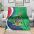 Personalised Namibia Independence Day Blanket Coat Of Arms With African Pattern