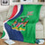 Personalised Namibia Independence Day Blanket Coat Of Arms With African Pattern