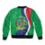 Personalised Namibia Independence Day Bomber Jacket Coat Of Arms With African Pattern