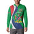 Personalised Namibia Independence Day Button Sweatshirt Coat Of Arms With African Pattern