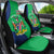 Personalised Namibia Independence Day Car Seat Cover Coat Of Arms With African Pattern