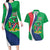 Personalised Namibia Independence Day Couples Matching Long Sleeve Bodycon Dress and Hawaiian Shirt Coat Of Arms With African Pattern