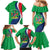 Personalised Namibia Independence Day Family Matching Mermaid Dress and Hawaiian Shirt Coat Of Arms With African Pattern