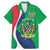 Personalised Namibia Independence Day Family Matching Mermaid Dress and Hawaiian Shirt Coat Of Arms With African Pattern