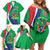 Personalised Namibia Independence Day Family Matching Off Shoulder Short Dress and Hawaiian Shirt Coat Of Arms With African Pattern