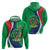 Personalised Namibia Independence Day Hoodie Coat Of Arms With African Pattern