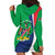 Personalised Namibia Independence Day Hoodie Dress Coat Of Arms With African Pattern