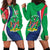 Personalised Namibia Independence Day Hoodie Dress Coat Of Arms With African Pattern