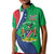 Personalised Namibia Independence Day Kid Polo Shirt Coat Of Arms With African Pattern