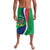 Personalised Namibia Independence Day Lavalava Coat Of Arms With African Pattern