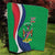 Personalised Namibia Independence Day Quilt Coat Of Arms With African Pattern