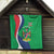 Personalised Namibia Independence Day Quilt Coat Of Arms With African Pattern