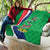 Personalised Namibia Independence Day Quilt Coat Of Arms With African Pattern