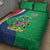 Personalised Namibia Independence Day Quilt Bed Set Coat Of Arms With African Pattern