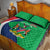 Personalised Namibia Independence Day Quilt Bed Set Coat Of Arms With African Pattern