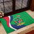 Personalised Namibia Independence Day Rubber Doormat Coat Of Arms With African Pattern