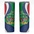 Personalised Namibia Independence Day Skinny Tumbler Coat Of Arms With African Pattern