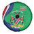 Personalised Namibia Independence Day Spare Tire Cover Coat Of Arms With African Pattern