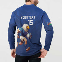 Namibia Rugby Custom Button Sweatshirt Go Welwitschias