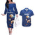 Namibia Rugby Custom Couples Matching Off The Shoulder Long Sleeve Dress and Hawaiian Shirt Go Welwitschias