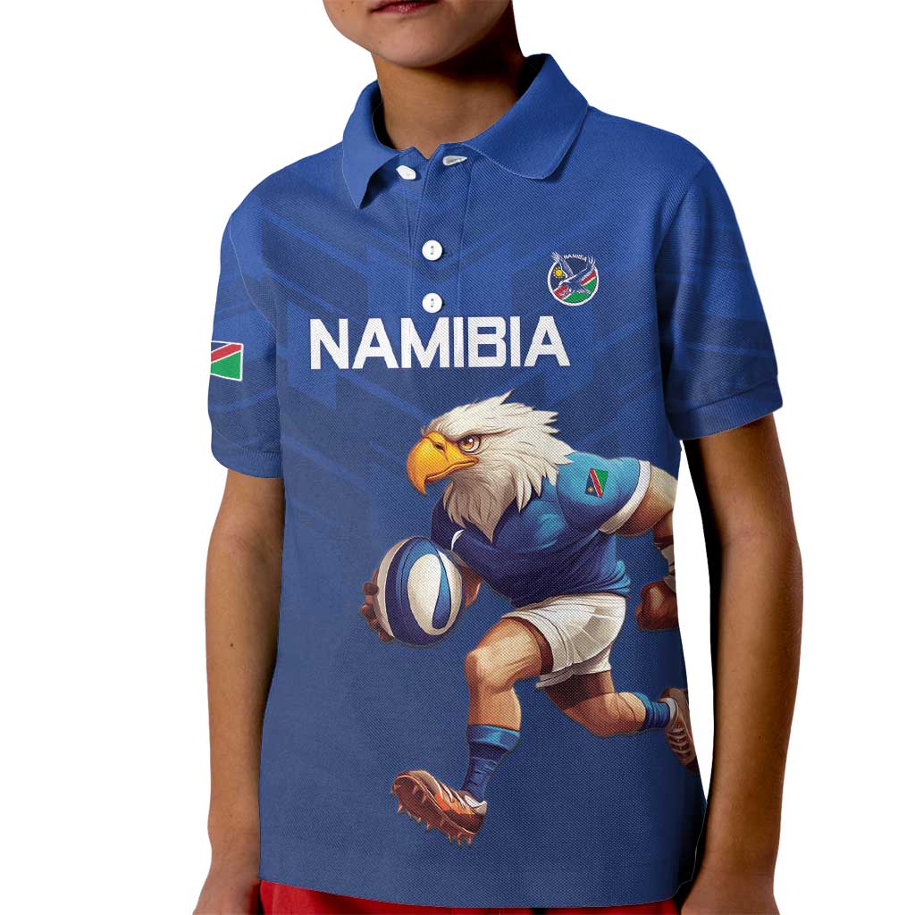 Namibia Rugby Custom Kid Polo Shirt Go Welwitschias