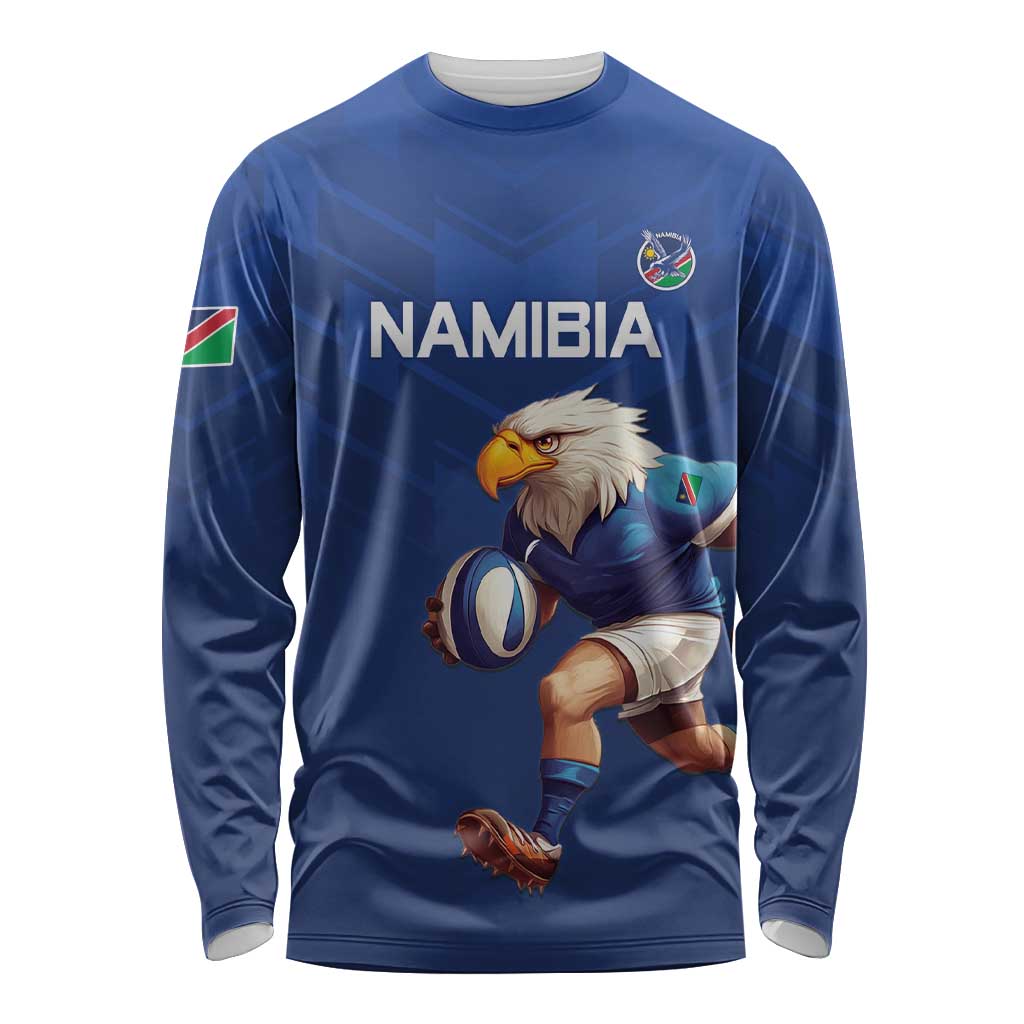 Namibia Rugby Custom Long Sleeve Shirt Go Welwitschias