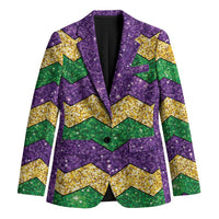 Mardi Gras Zigzag Sparkle Style Blazer