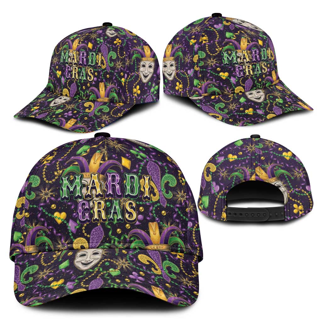 Mardi Gras Carnival Night Classic Cap Jester Mask Fantasy