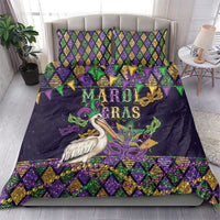Mardi Gras Pelican Bedding Set Let the Good Times Roll