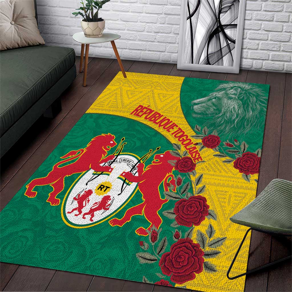 Republique Togolaise Area Rug Lion Coat Of Arms