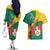 Personalised Republique Togolaise Couples Matching Off The Shoulder Long Sleeve Dress and Hawaiian Shirt Lion Coat Of Arms