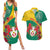 Personalised Republique Togolaise Couples Matching Summer Maxi Dress and Hawaiian Shirt Lion Coat Of Arms