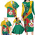 Personalised Republique Togolaise Family Matching Long Sleeve Bodycon Dress and Hawaiian Shirt Lion Coat Of Arms