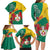 Personalised Republique Togolaise Family Matching Long Sleeve Bodycon Dress and Hawaiian Shirt Lion Coat Of Arms