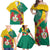 Personalised Republique Togolaise Family Matching Off Shoulder Maxi Dress and Hawaiian Shirt Lion Coat Of Arms