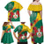 Personalised Republique Togolaise Family Matching Off Shoulder Maxi Dress and Hawaiian Shirt Lion Coat Of Arms