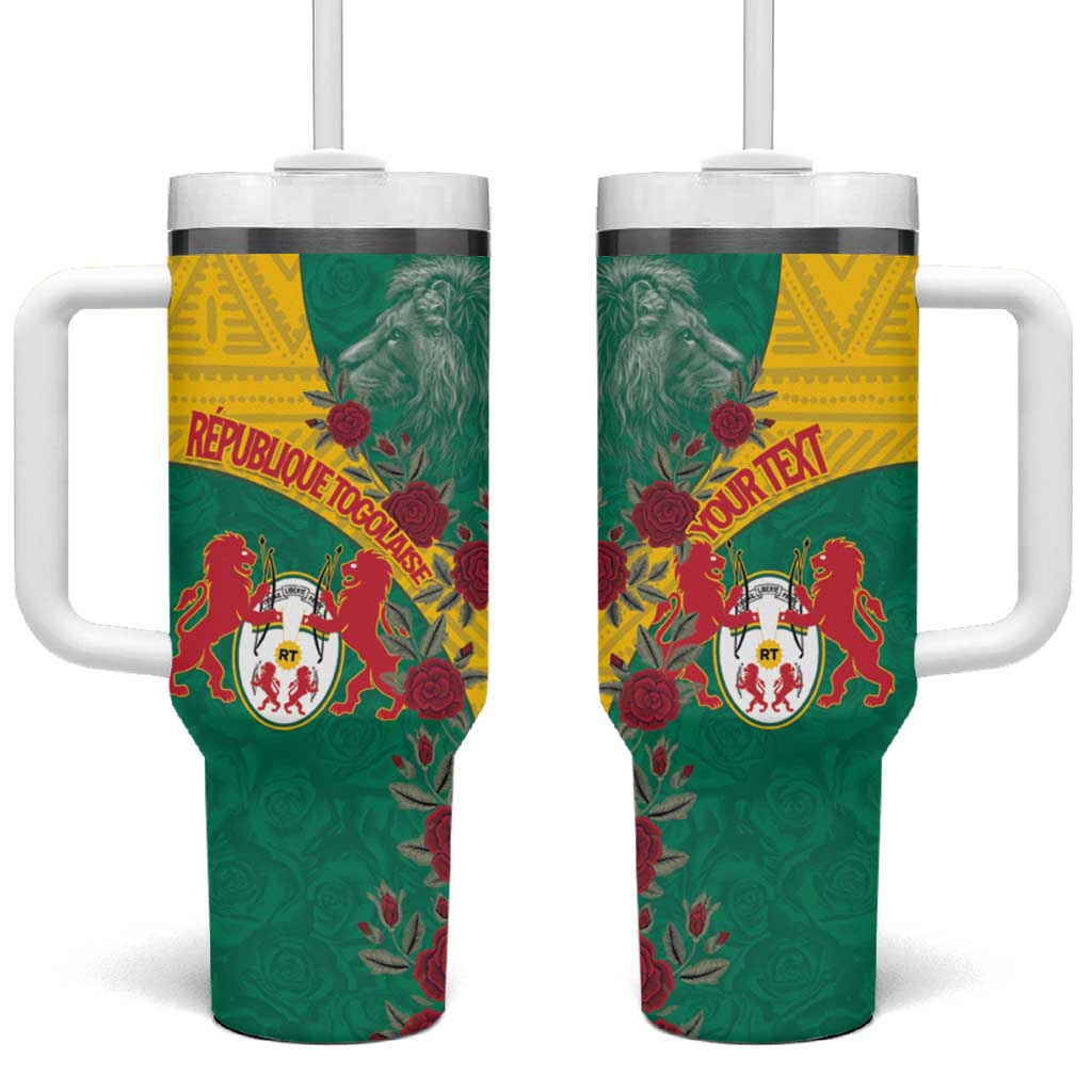 Personalised Republique Togolaise Tumbler With Handle Lion Coat Of Arms