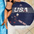 Custom USA Ice Hockey Beach Blanket Go Champions