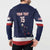 Custom USA Ice Hockey Button Sweatshirt Go Champions