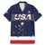 Custom USA Ice Hockey Family Matching Mermaid Dress and Hawaiian Shirt Go Champions