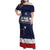 Custom USA Ice Hockey Family Matching Off Shoulder Maxi Dress and Hawaiian Shirt Go Champions