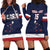 Custom USA Ice Hockey Hoodie Dress Go Champions