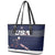 Custom USA Ice Hockey Leather Tote Bag Go Champions