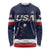 Custom USA Ice Hockey Long Sleeve Shirt Go Champions