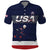 Custom USA Ice Hockey Polo Shirt Go Champions