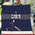 Custom USA Ice Hockey Quilt Go Champions