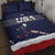 Custom USA Ice Hockey Quilt Bed Set Go Champions